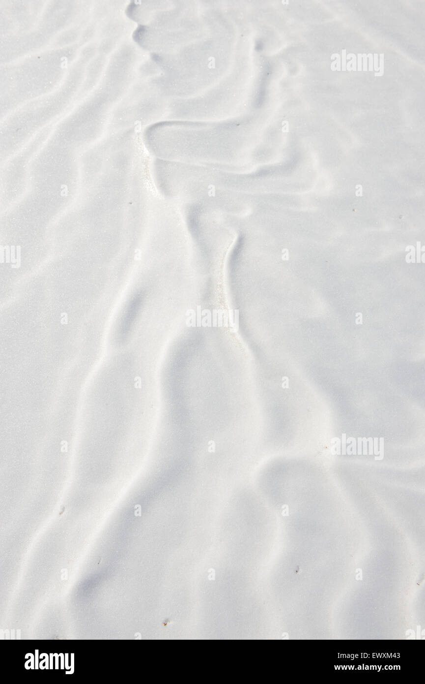 Ice Over Snow Thin crust of ice over snow Stock Photo - Alamy