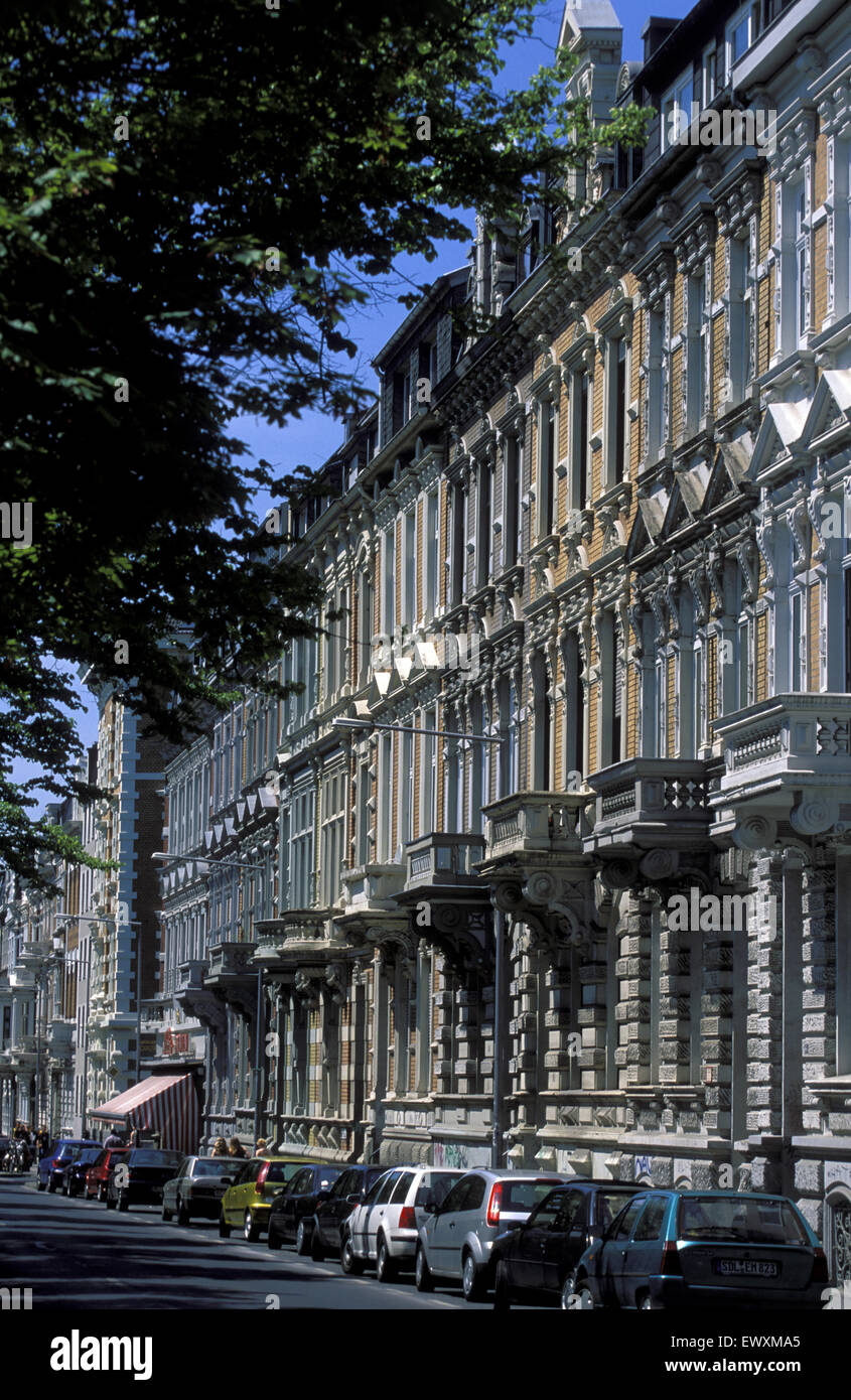 DEU, Germany, Aachen, houses at the Oppenhoff Avenue. DEU, Deutschland