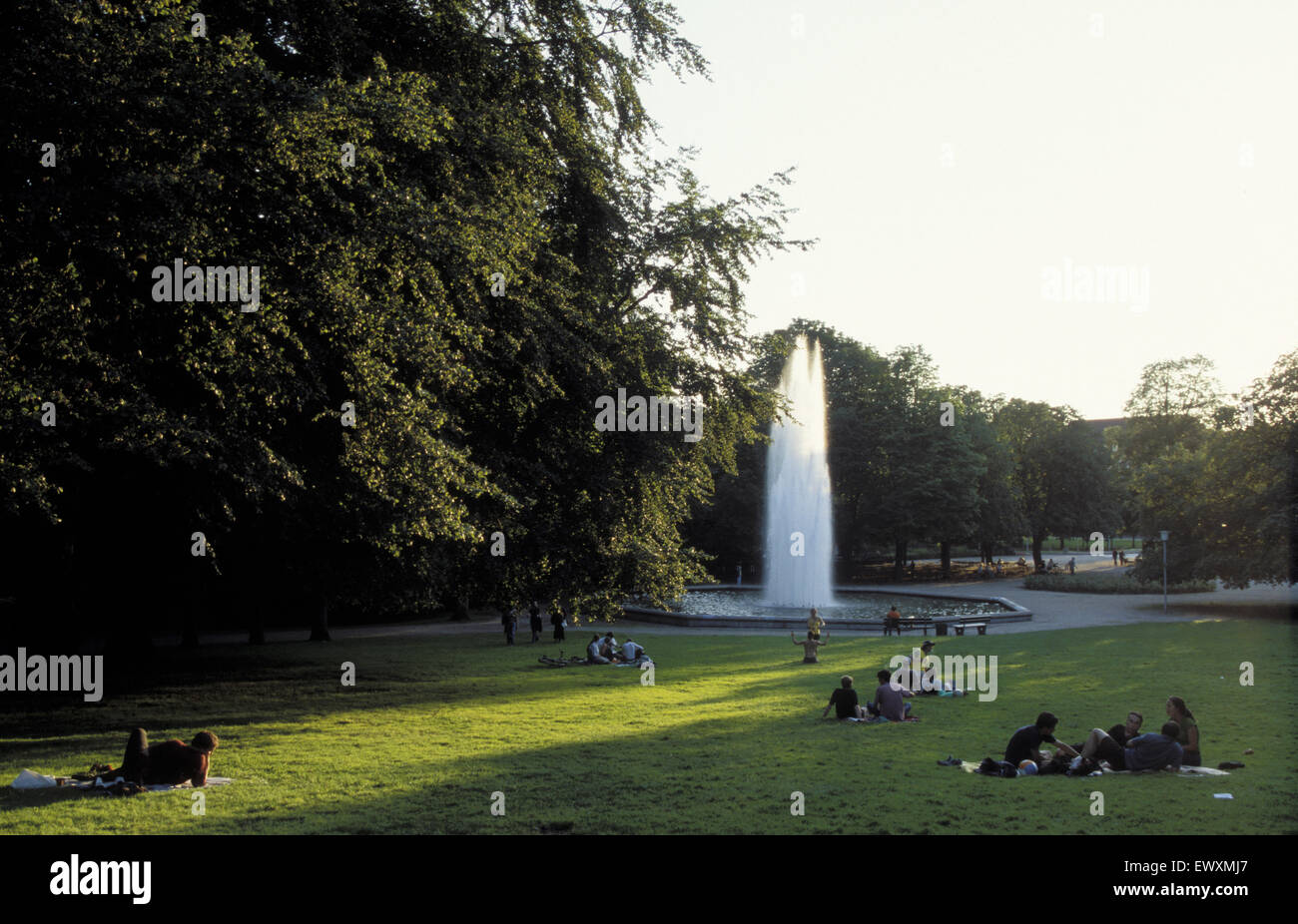 DEU, Germany, Aachen, the municipal park.  DEU, Deutschland, Aachen, der Stadtgarten. Stock Photo