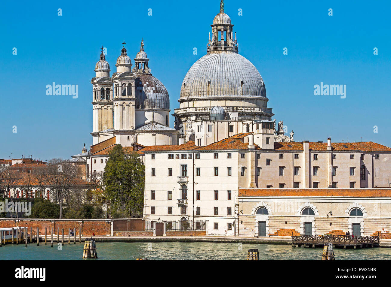 Basilica Of Santa Maria Della Salute Venice Italy Stock Photo