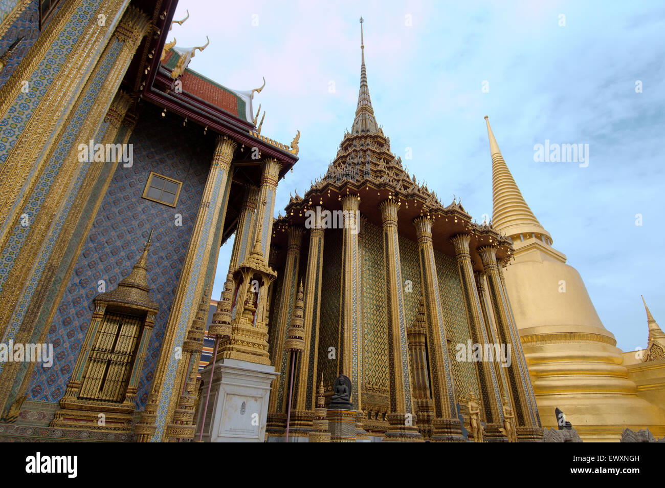 Phra Mondop, the library of Wat Phra Kaew or Temple of the Emerald Buddha, Stock Photo