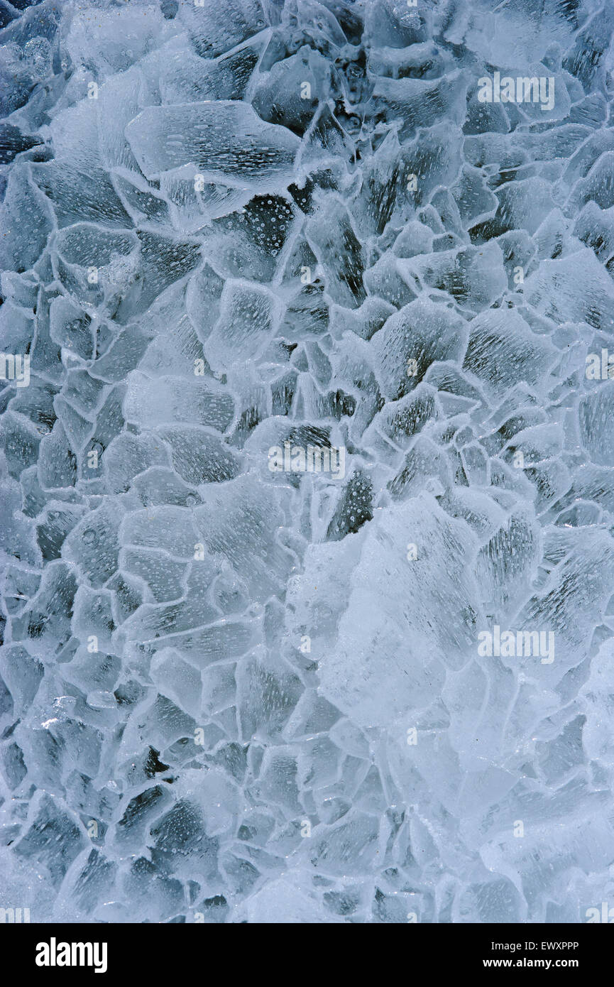 Close up background of ice Stock Photo - Alamy