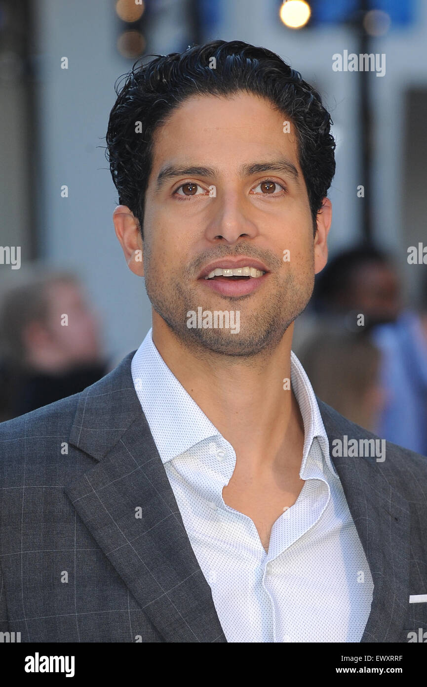 American actor Adam Rodriguez attends the European Premiere of Magic Mike  XXL at Vue West End in London, England. 30th June 2015 © Paul Treadway  Stock Photo - Alamy