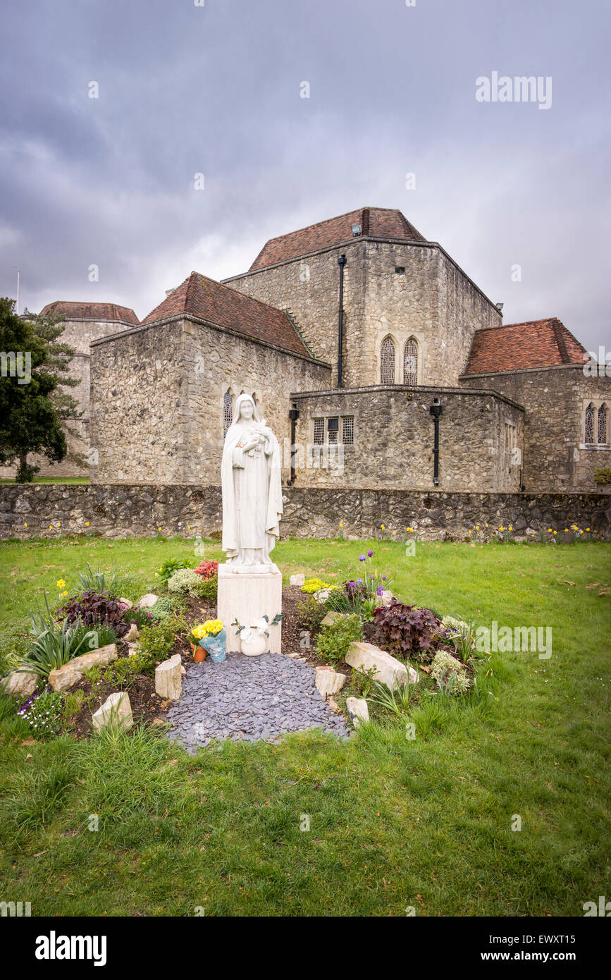 The Rosary Garden in the Friars, Aylesford Priory Stock Photo Alamy