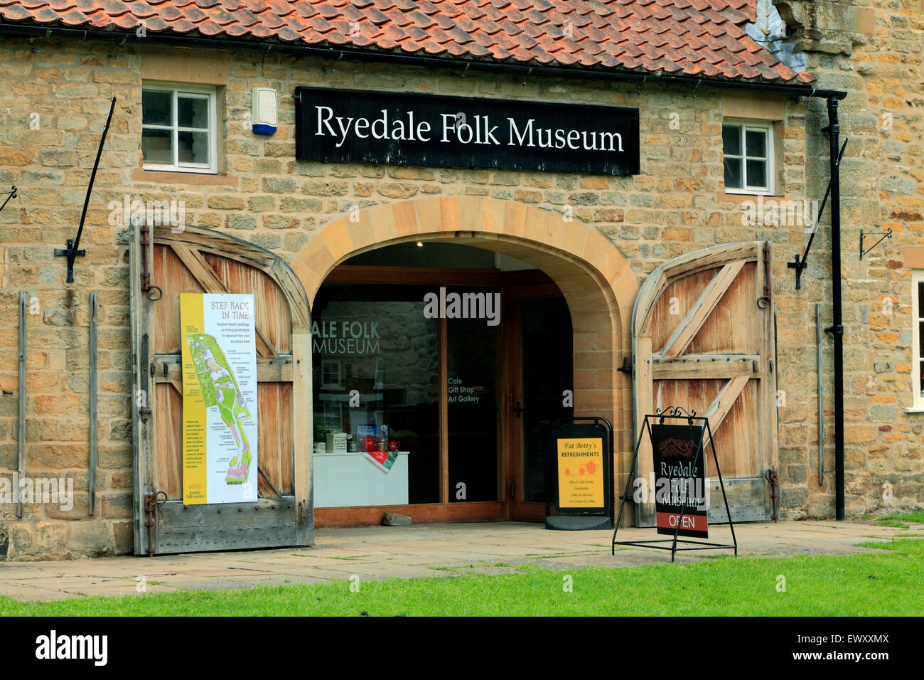 Ryedale Folk Museum, Hutton-le-Hole, Hutton le Hole, North York Moors, Yorkshire Stock Photo