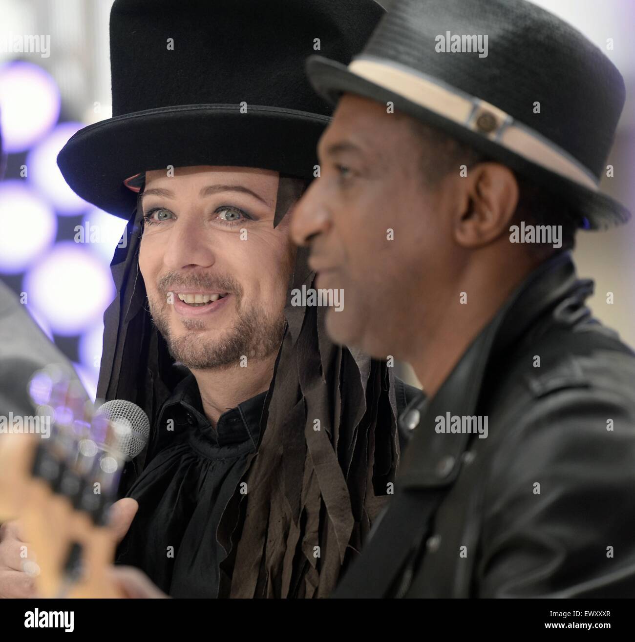New York, NY, USA. 2nd July, 2015. Boy George on stage for NBC Today ...
