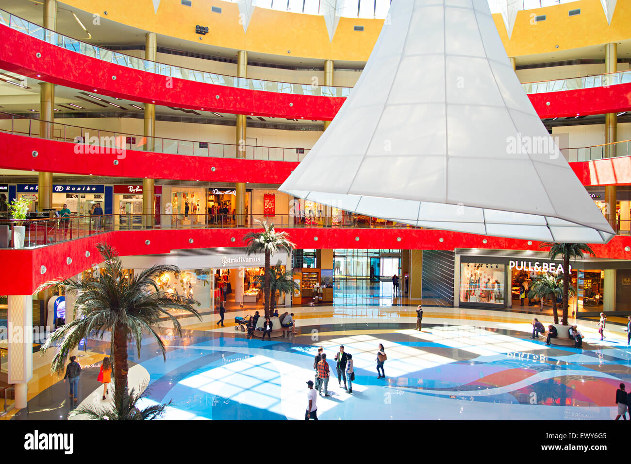 Tbilisi Mall - largest shopping mall in the Southern Caucasus. Georgia Stock Photo