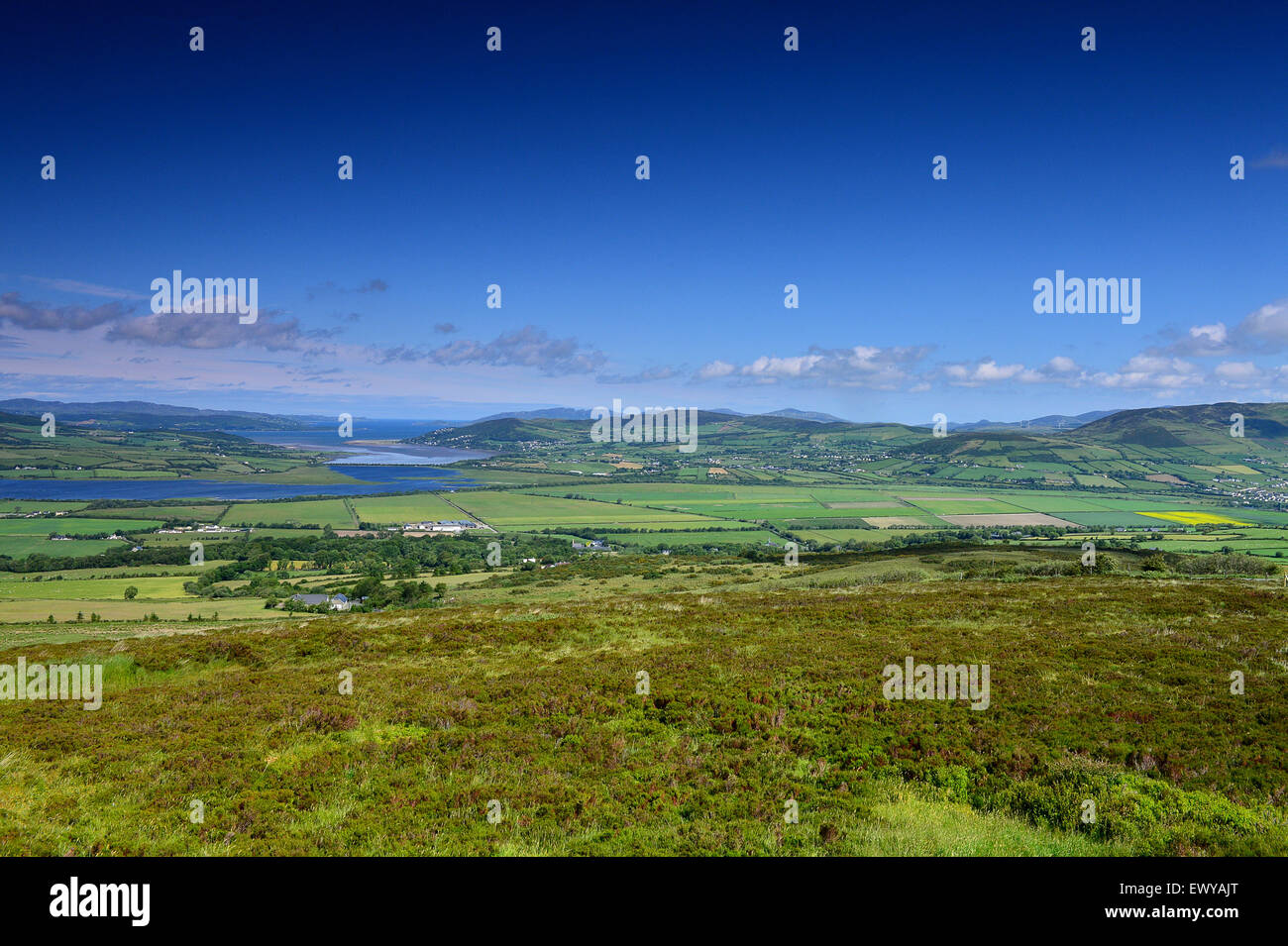 The Inishowen Peninsula And Lough Swilly, Donegal, Ireland Stock Photo 