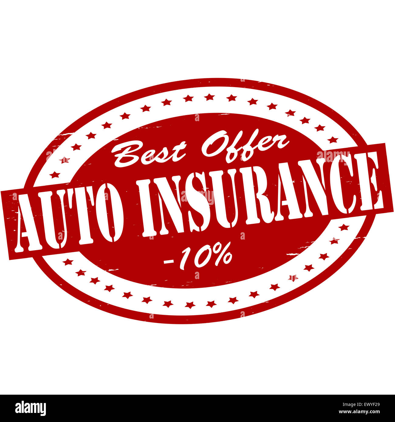 Stamp with text auto insurance inside, illustration Stock Photo Alamy
