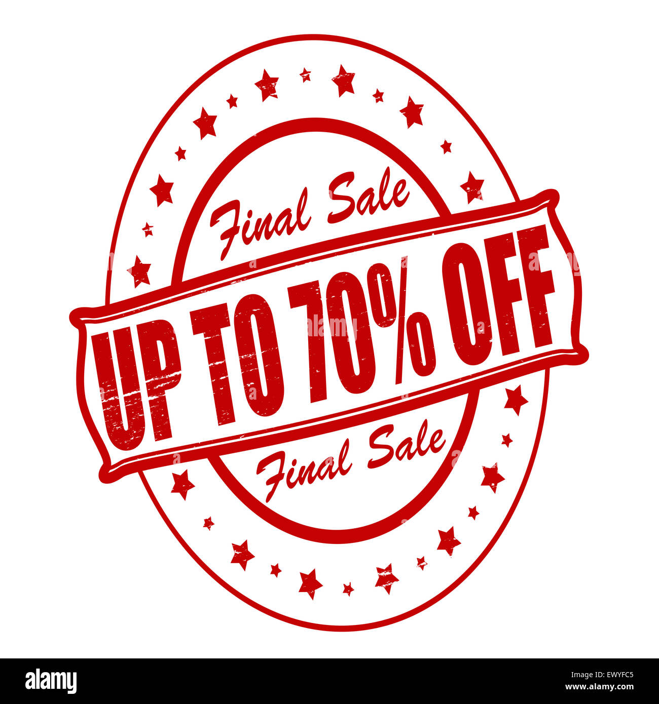 Stamp with text final sale inside, illustration Stock Photo - Alamy