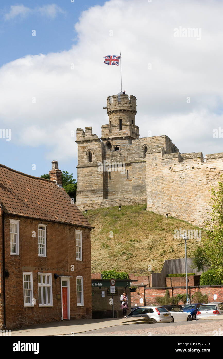 Observatory tower at Lincoln Castle, UK. Stock Photo
