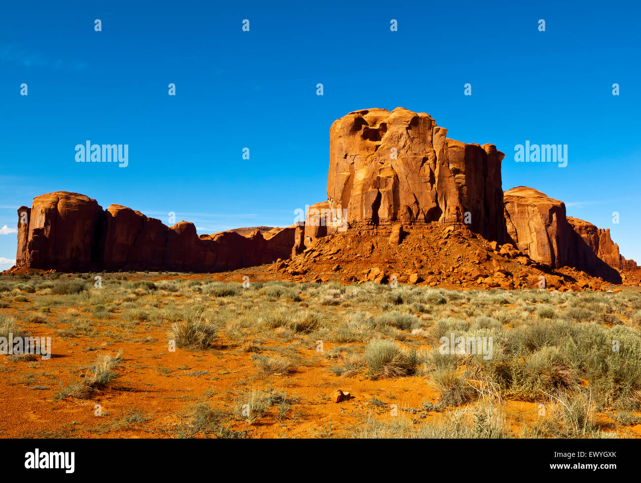 Spearhead Mesa, Monument Valley on the Arizona Utah border, USA Stock Photo
