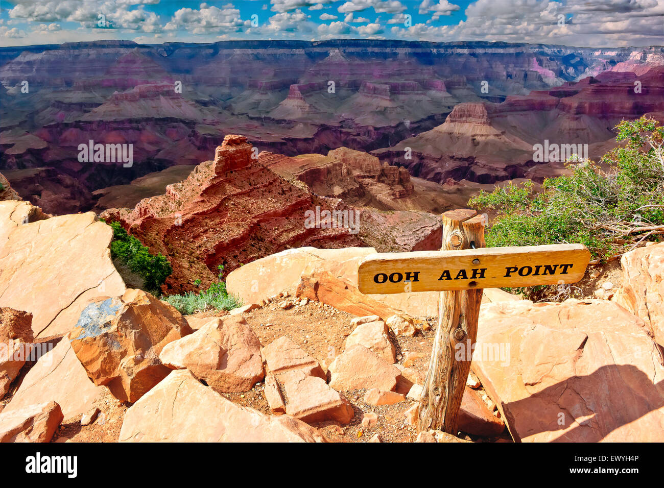 Ooh Aah Point, Grand Canyon, Arizona, USA Stock Photo