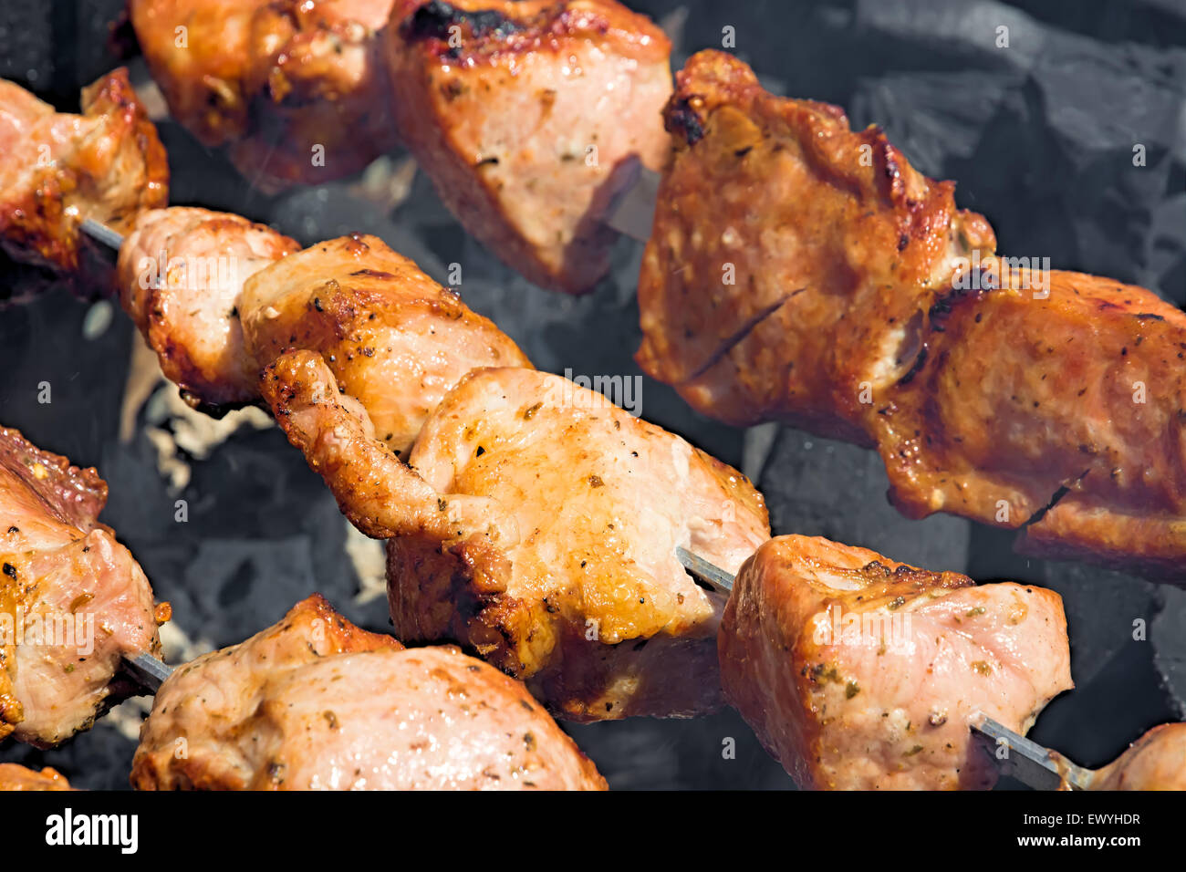 Shashlik or Shashlyk Meaning Skewered Meat Was Originally Made Stock Image  - Image of recipe, grilled: 104226073