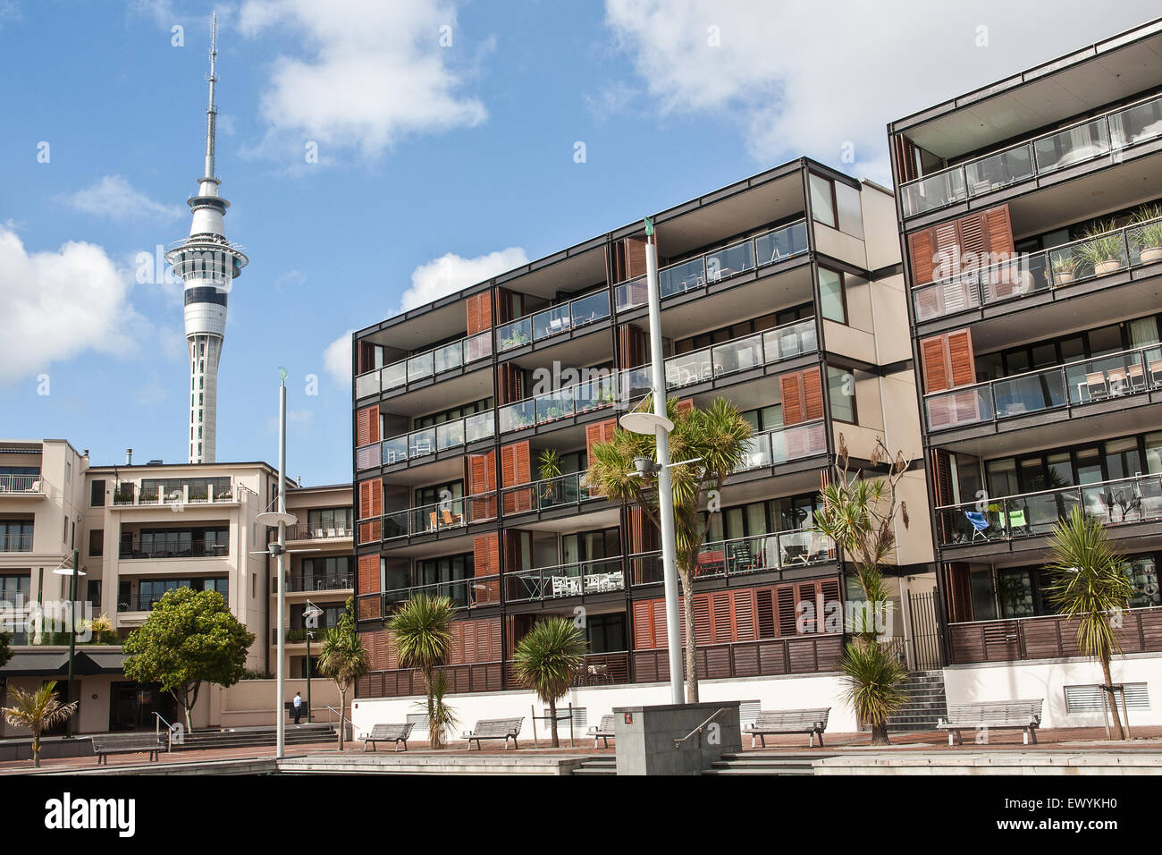Expensive real estate, residential apartment block,flats near Viaduct