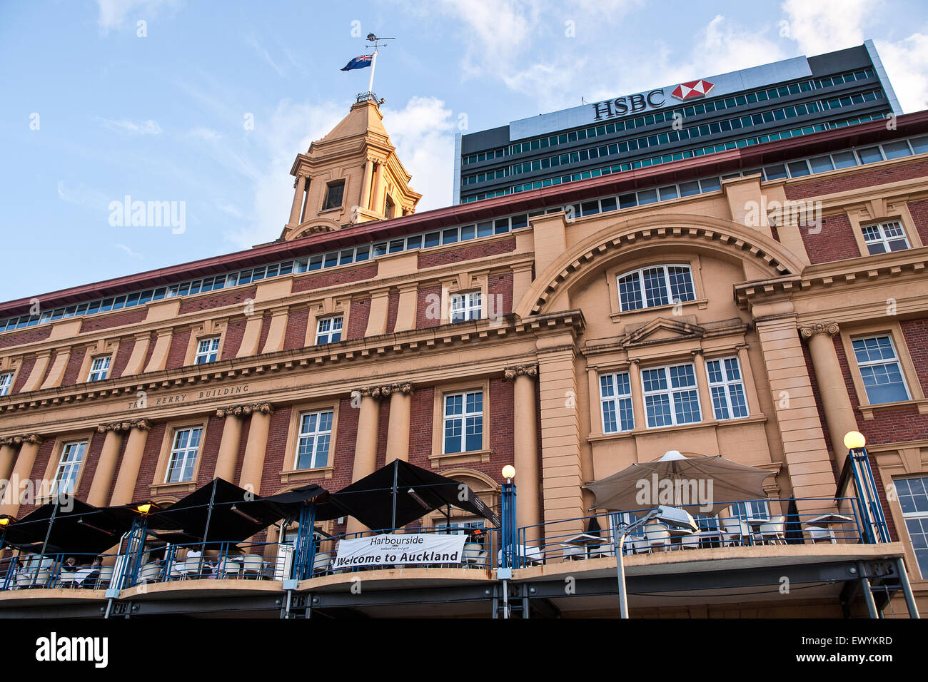 Restaurant at Ferry Terminal,Downtown,Auckland Harbour,Auckland,New Zealand Stock Photo Alamy
