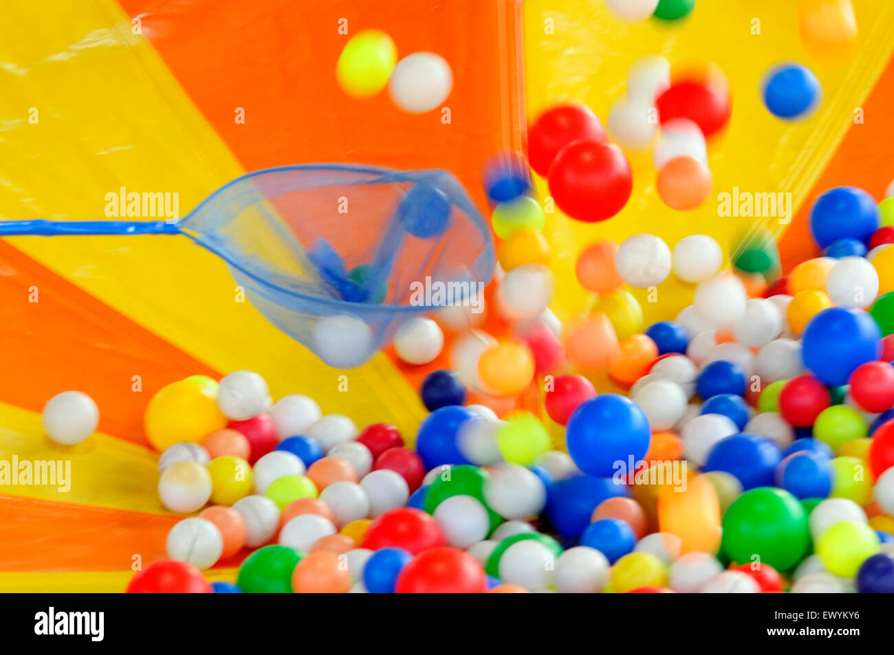 Colorful Plastic Balls in Amusement Park Stock Photo Alamy