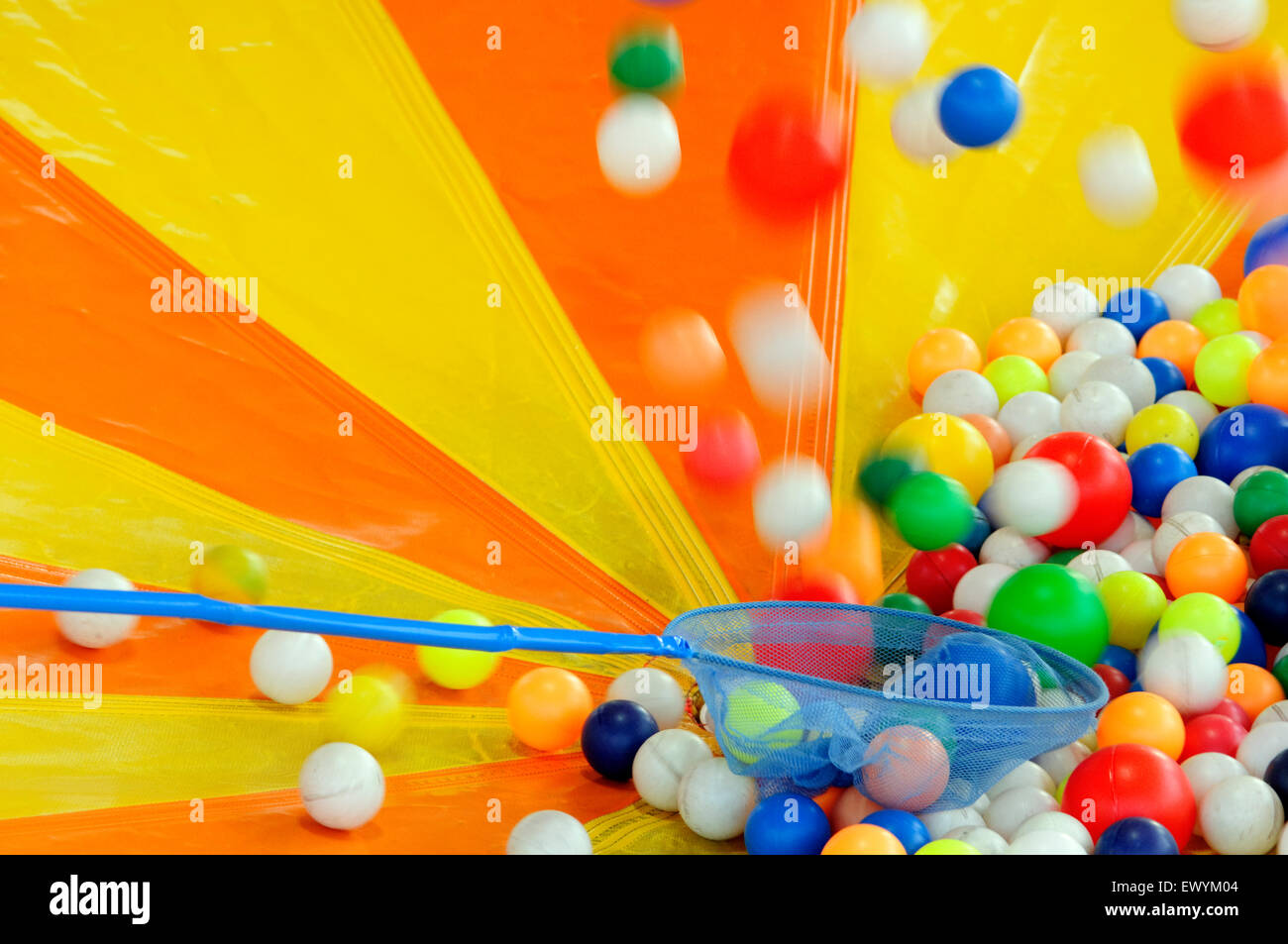 Colorful Plastic Balls in Amusement Park Stock Photo Alamy