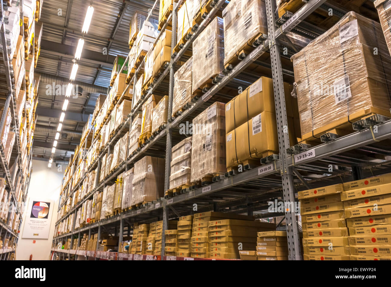 Furniture retailer big box store business warehouse hires stock