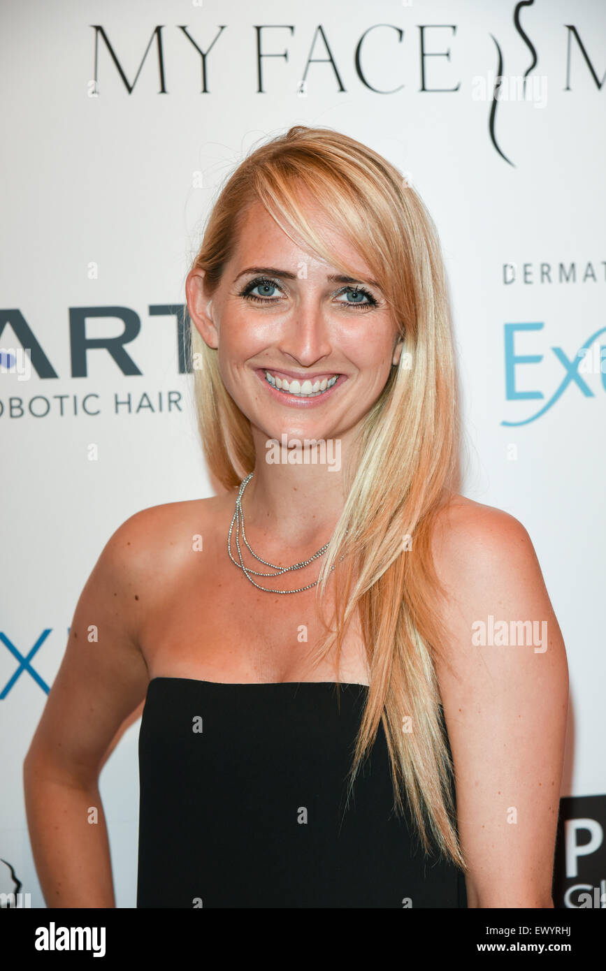 London,UK, 2nd July 2015 : Kiri Bloore attends the My Face My Body launch of the Ultimate Beauty Guide at Vanilla London. Photo by See Li/Alamy Live News Stock Photo