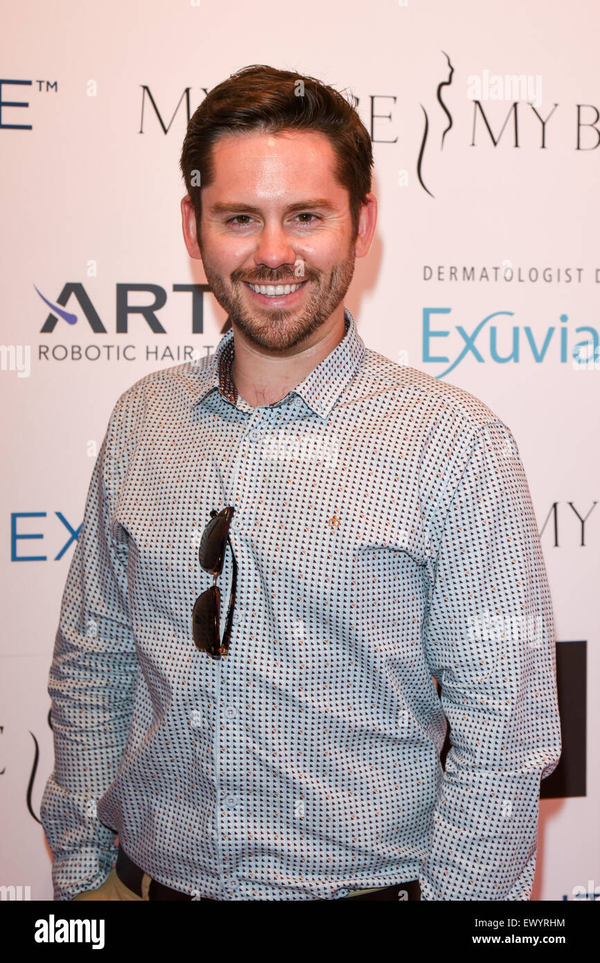 London,UK, 2nd July 2015 : Martin Delaney attends the My Face My Body launch of the Ultimate Beauty Guide at Vanilla London. Photo by See Li/Alamy Live News Stock Photo