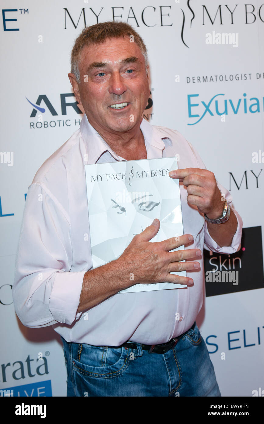 London,UK, 2nd July 2015 : Billy Murray attends the My Face My Body launch of the Ultimate Beauty Guide at Vanilla London. Photo by See Li/Alamy Live News Stock Photo