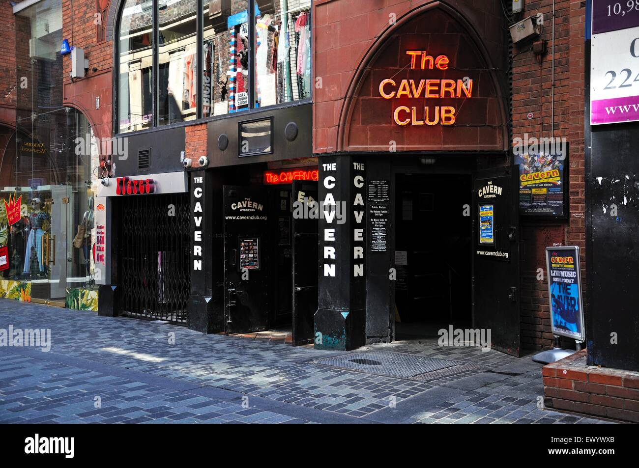Entrance to the Cavern Club at 10 Mathew Street, The Cavern Quarter