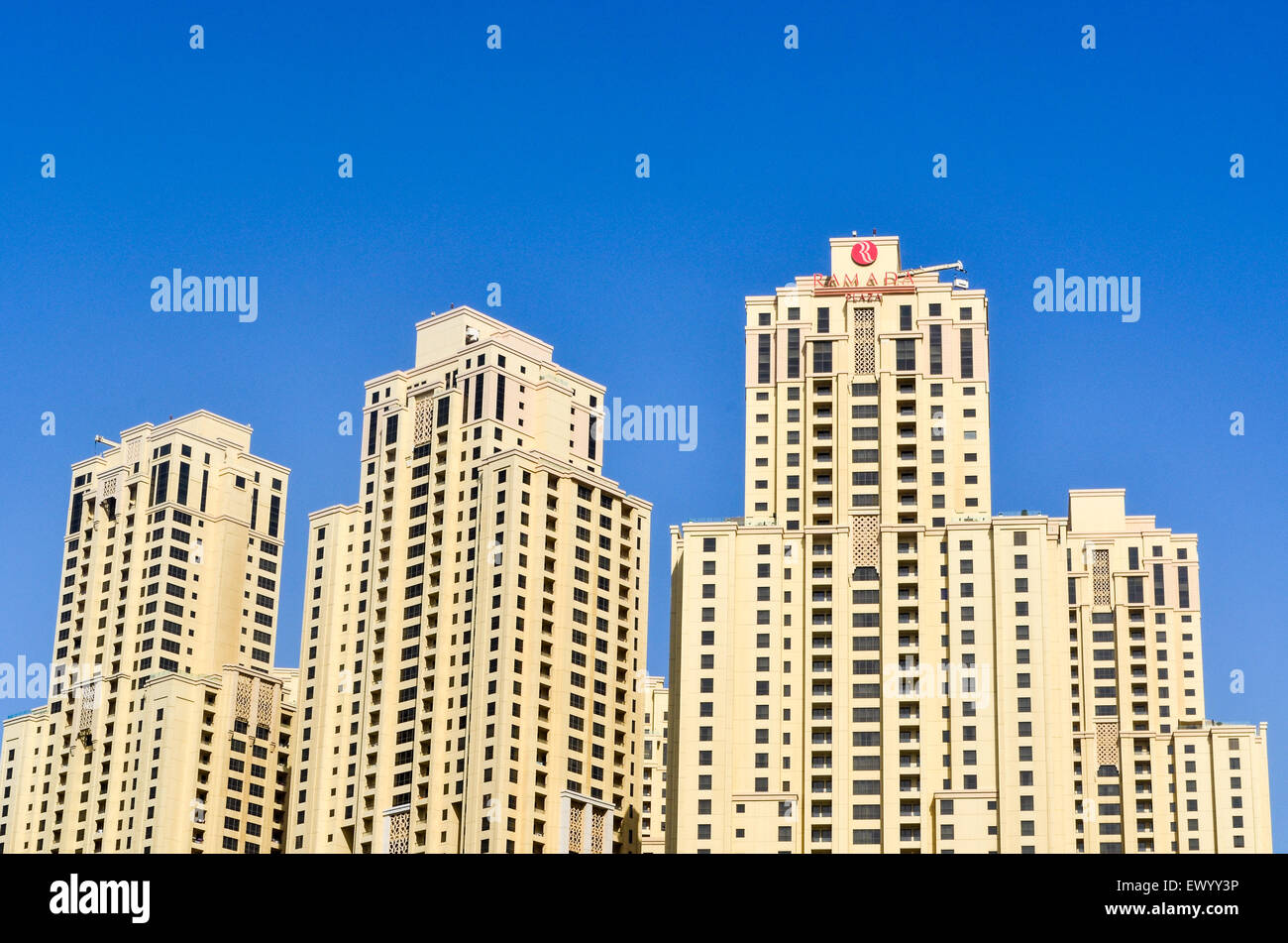 Ramada hotel at the Dubai Marina, United Arab Emirates Stock Photo