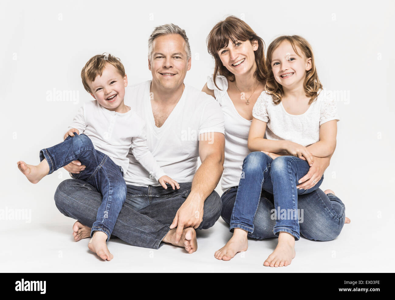 Two generation family Stock Photo