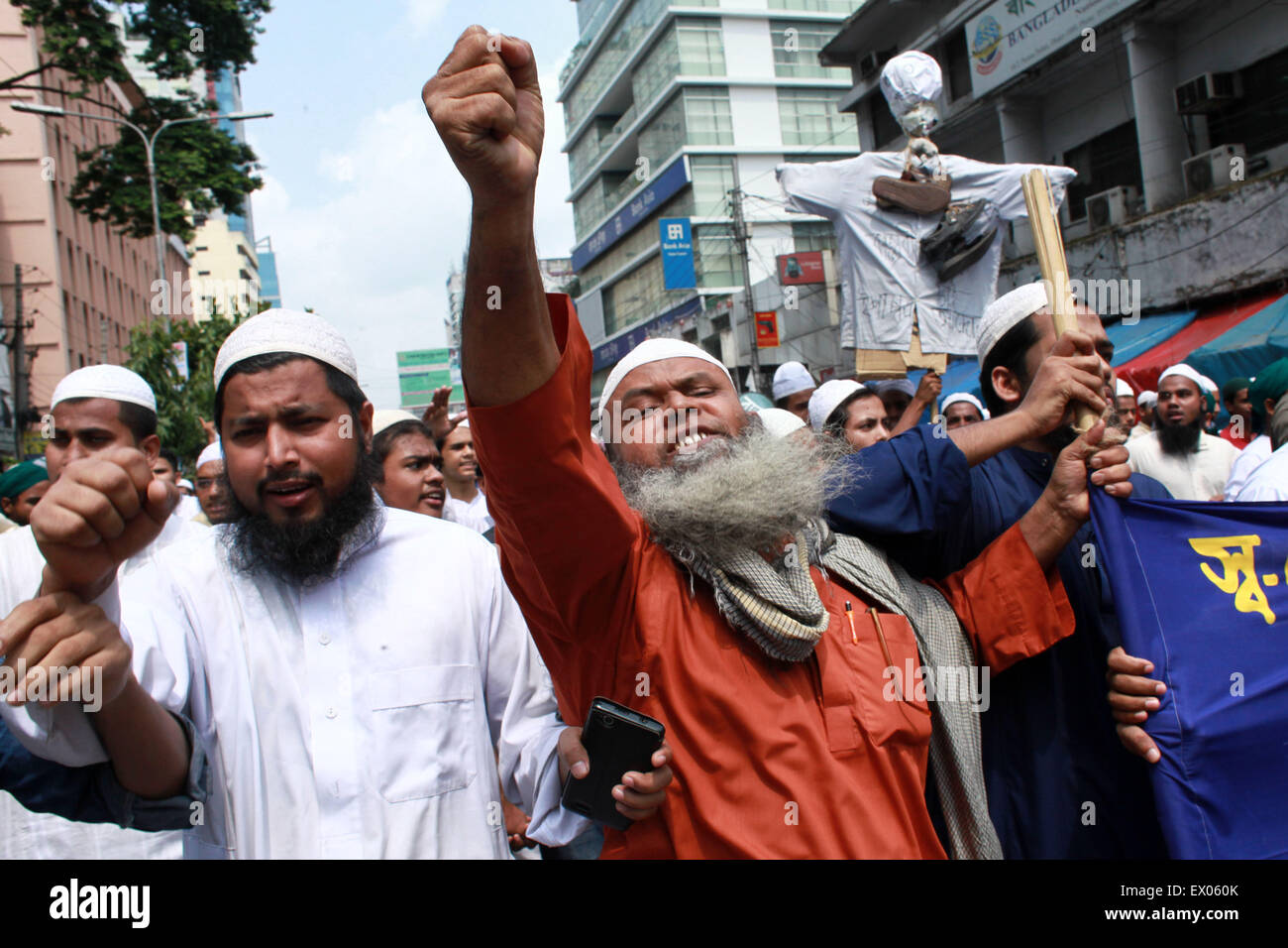 Dhaka, Bangladesh. 3rd July, 2015. Hefazat-e-Islam and other Islamic ...
