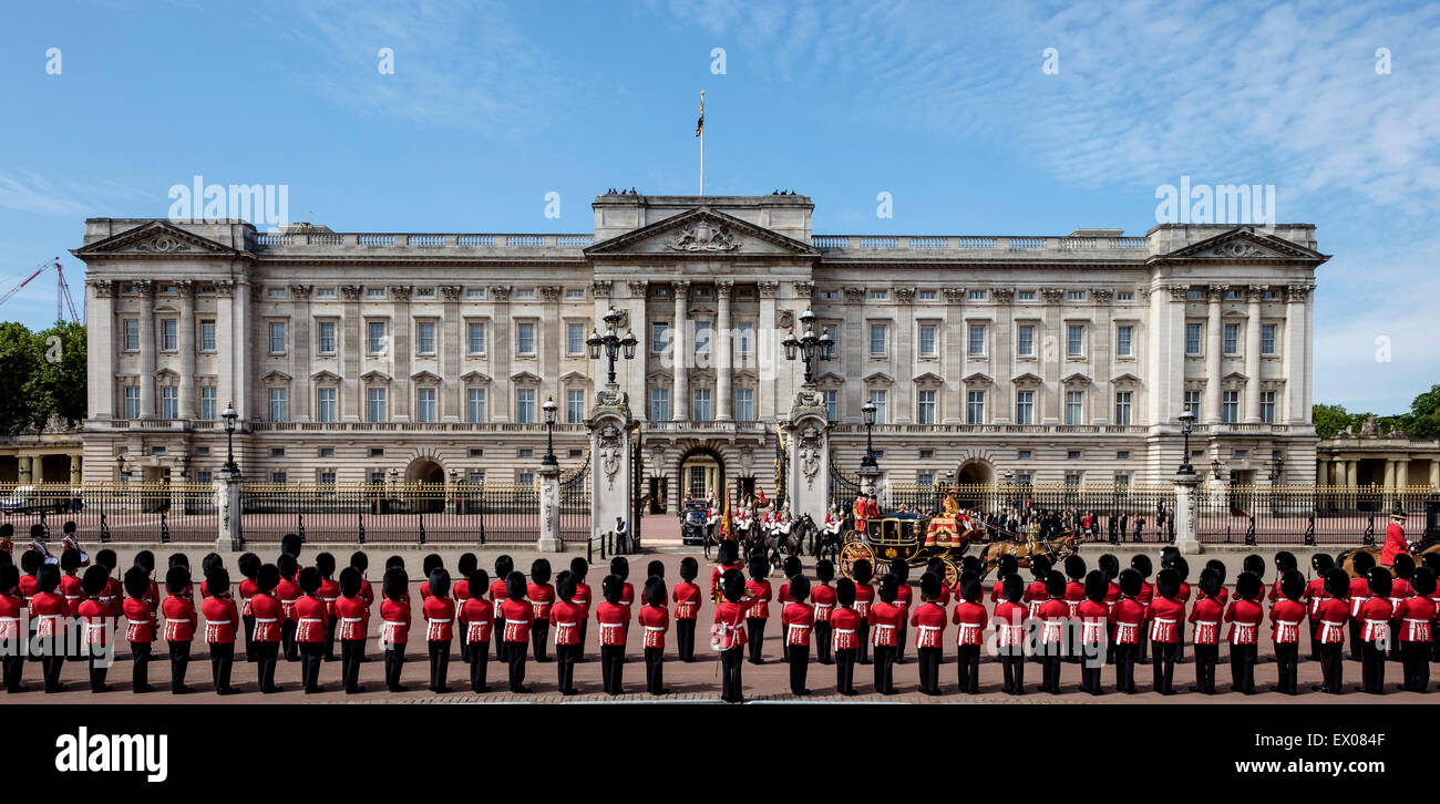 State Opening of Parliament on 27/05/2015 at Buckingham Palace, London..  Picture by Julie Edwards Stock Photo