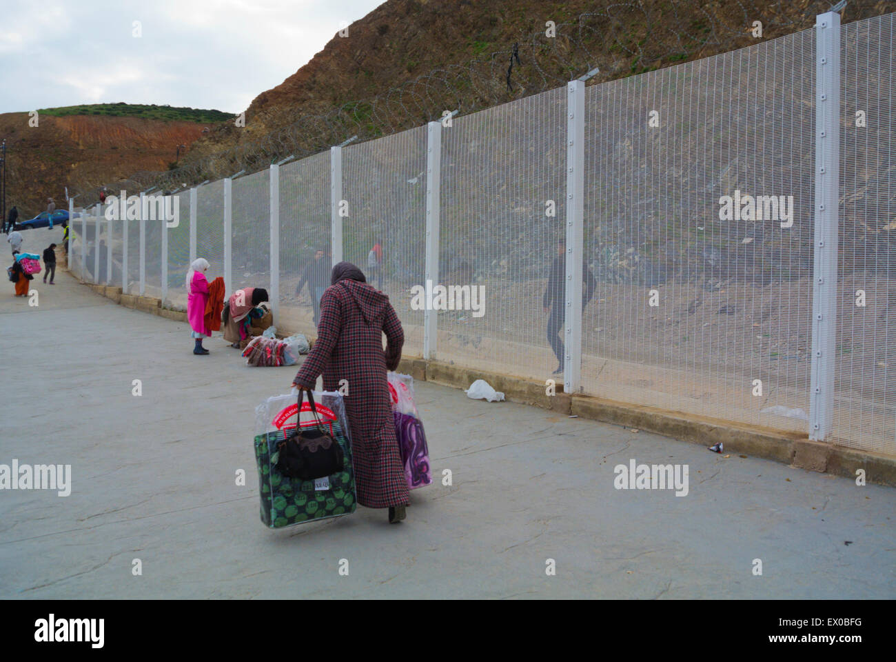 Ceuta Border Fence Morocco High Resolution Stock Photography And Images Alamy