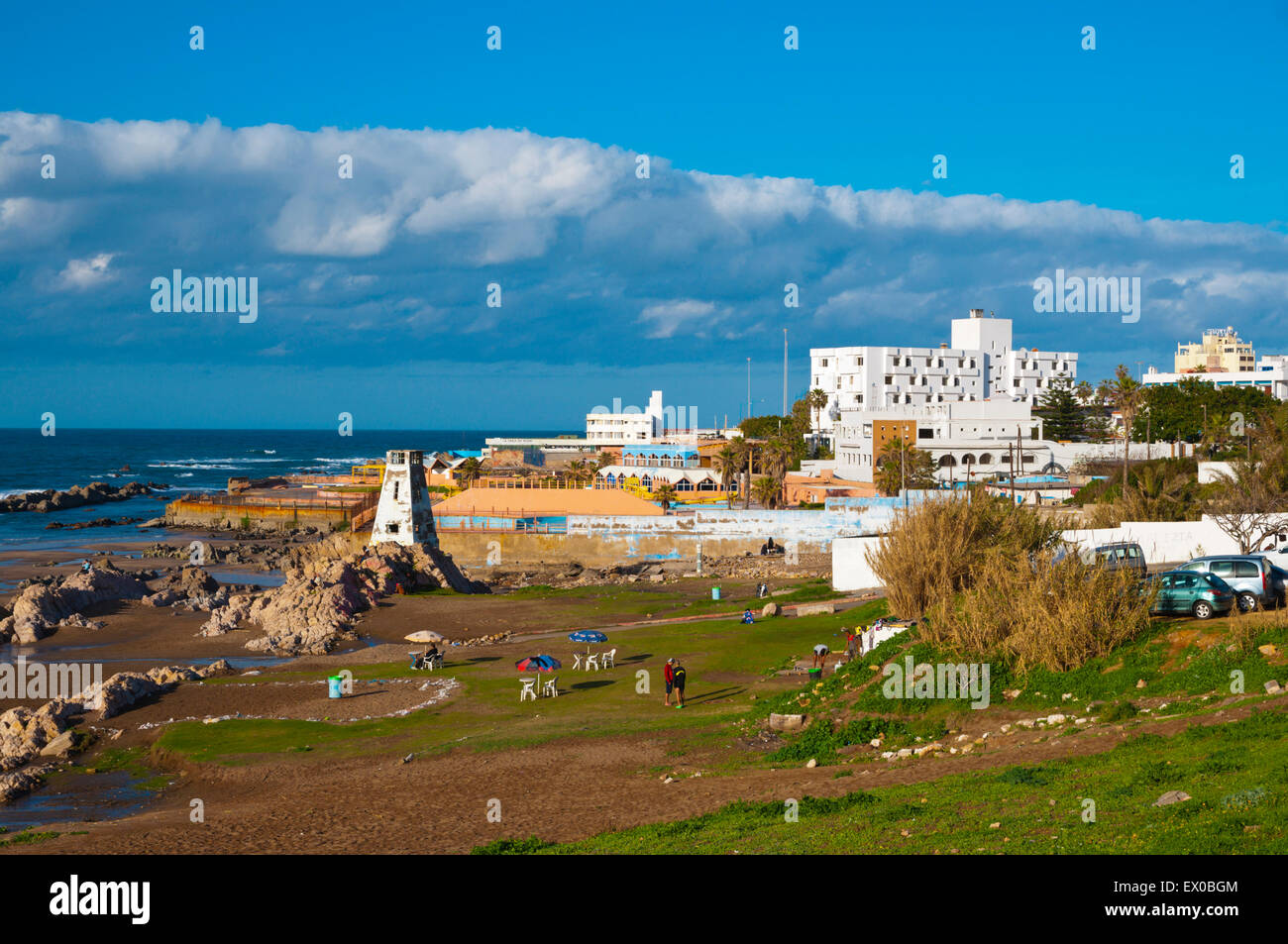 Ain Diab, resort, district outside the centre, Casablanca, Morocco, northern Africa Stock Photo