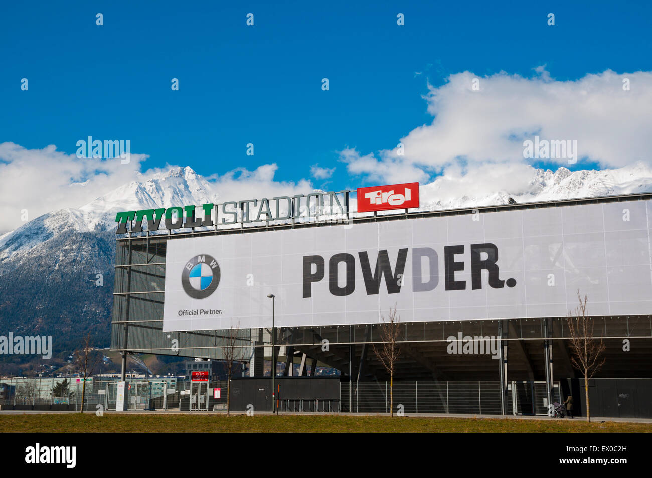 Tivoli Stadion, Amras, Innsbruck, Inn Valley, Tyrol, Austria Stock Photo