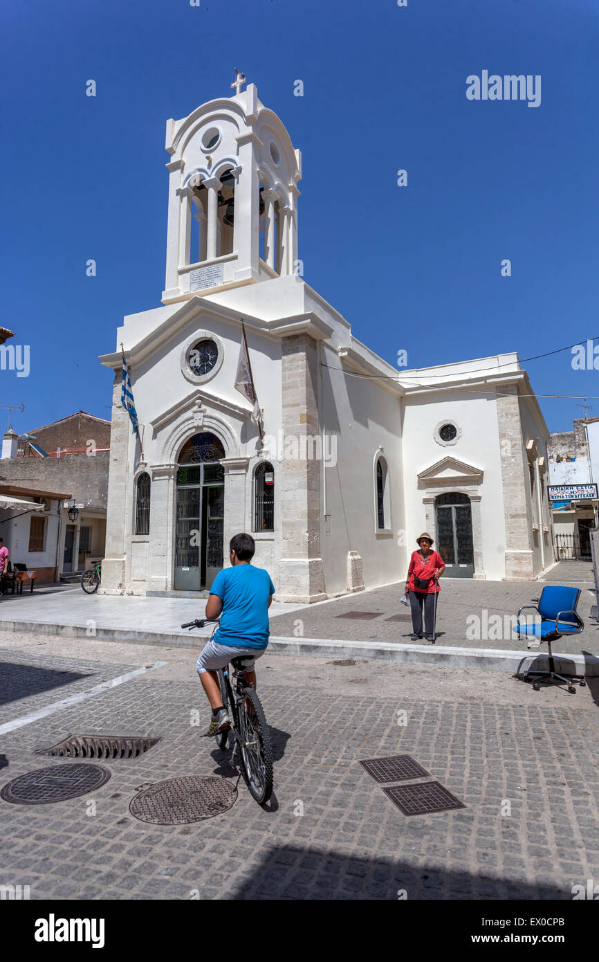 The Church of Our Lady of the Angels, Rethymno, Crete, Greece Stock Photo