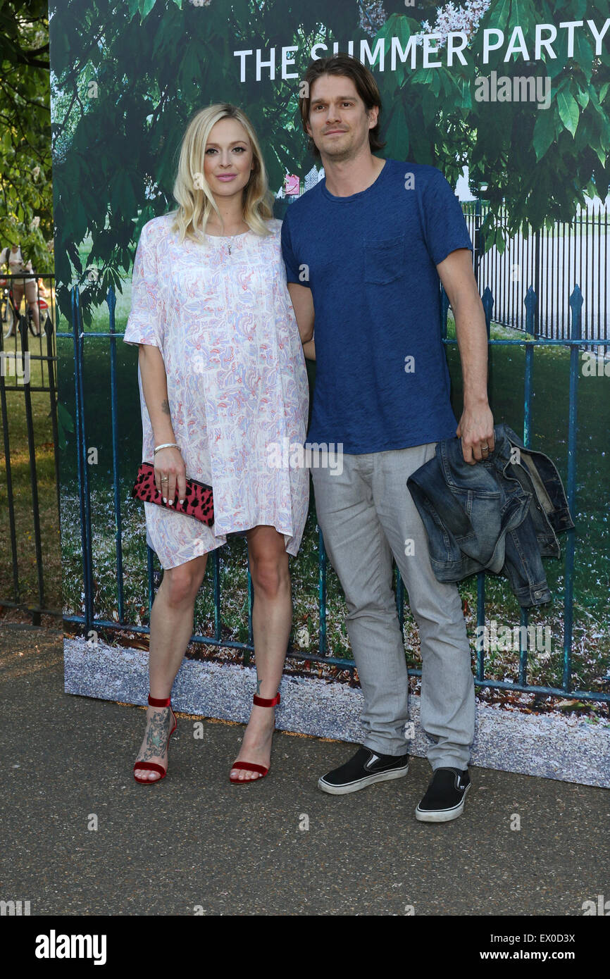 LONDON, UK, 2nd July 2015 Fearne Cotton and Jesse Wood attend the