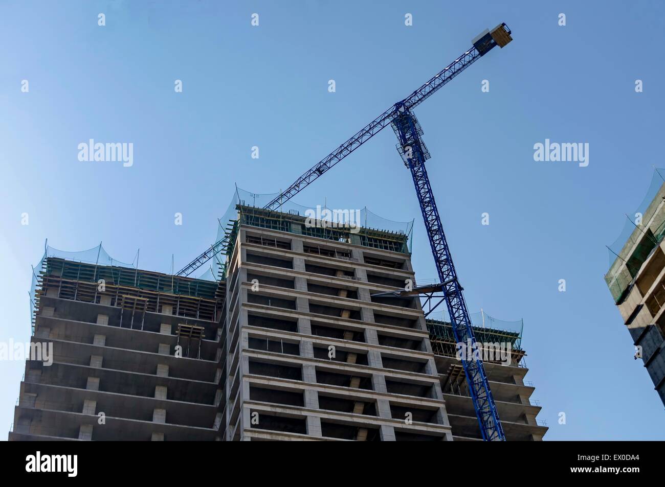 High construction building in Sofia city, Bulgaria Stock Photo Alamy