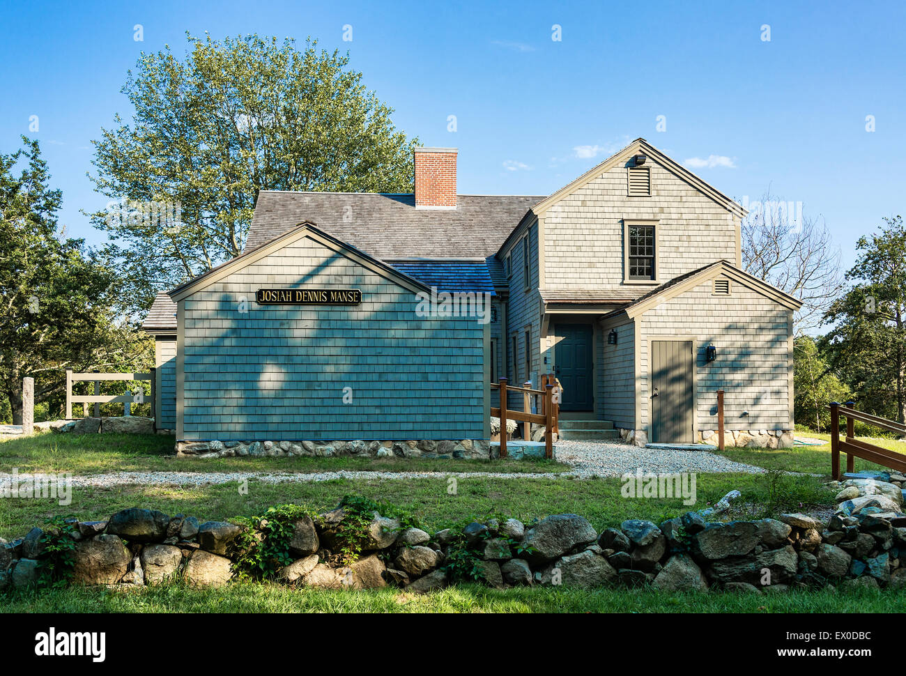 Josiah Dennis Manse Museum, Dennis, Cape Cod, Massachusetts, USA Stock Photo
