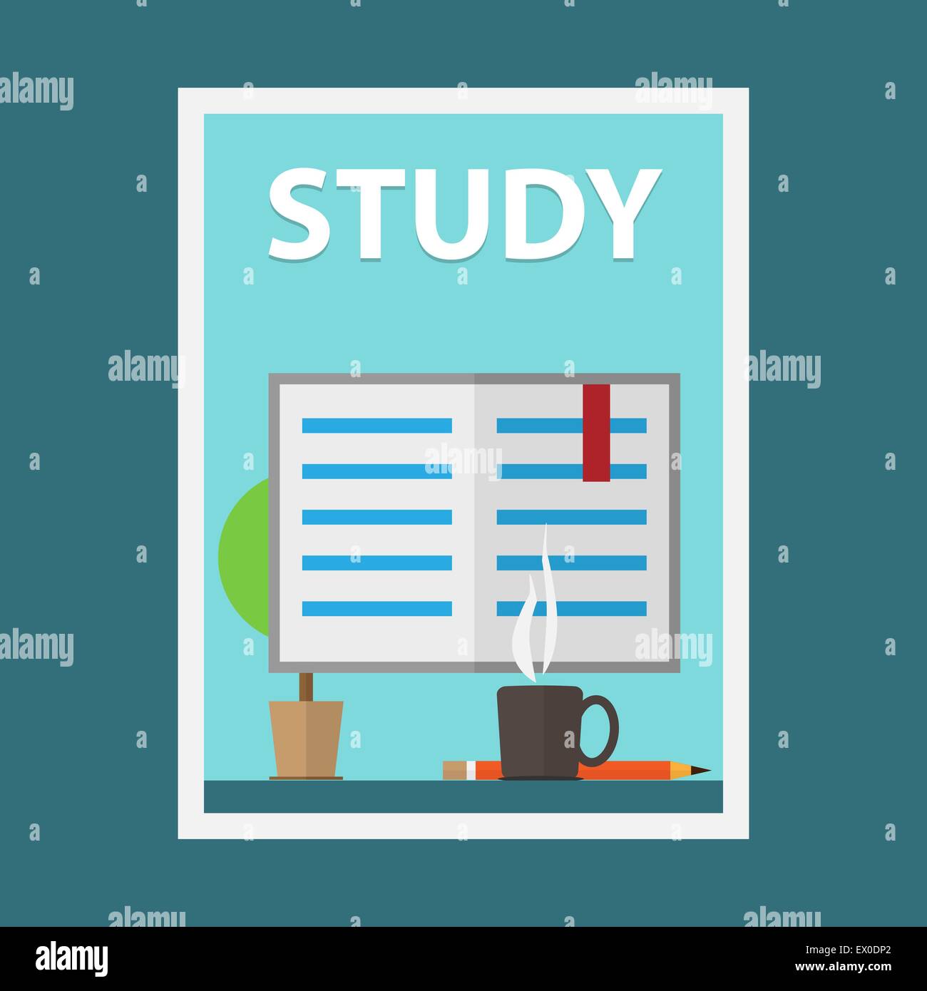 Flat design vector illustration concepts of education Stock Vector ...