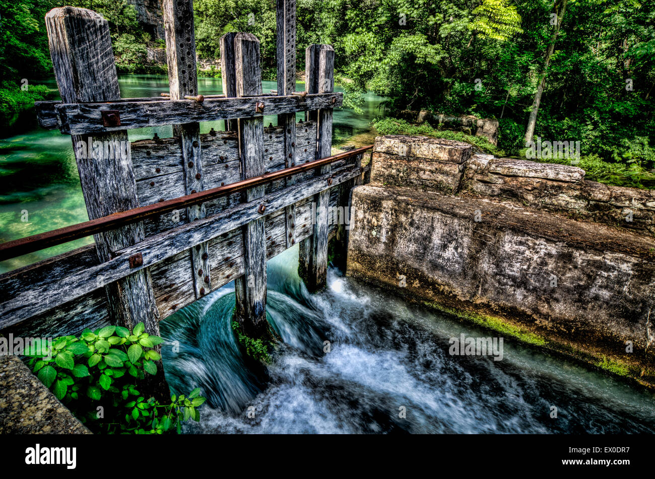 Watermill in Missouri Stock Photo