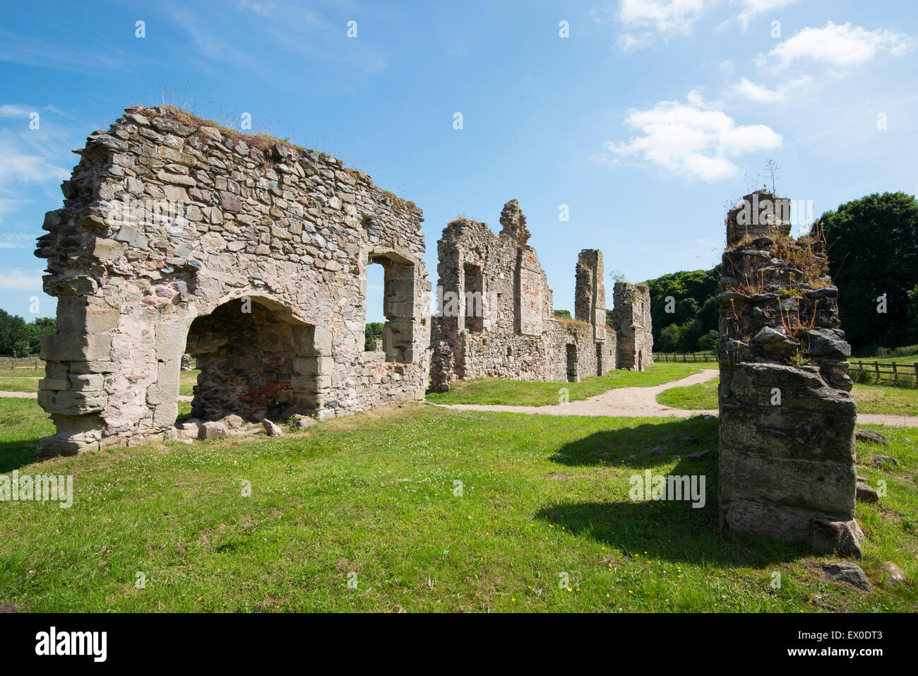 Grace Dieu Priory, near Thringstone in Leicestershire England UK Stock
