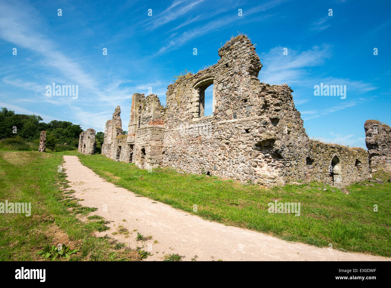 Grace Dieu Priory, near Thringstone in Leicestershire England UK Stock
