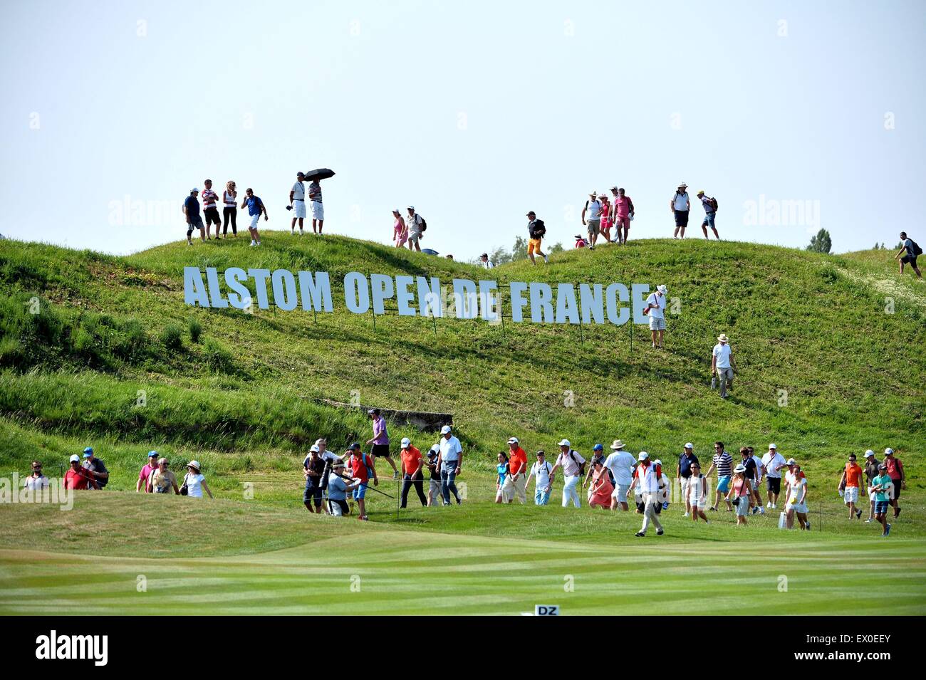 Saint-Quentin-en-Yvelines, France. 03rd July, 2015. Le Golf national Saint-Quentin-en-Yvelines, France. French Open Championships round 2. The course layout Credit:  Action Plus Sports Images/Alamy Live News Stock Photo