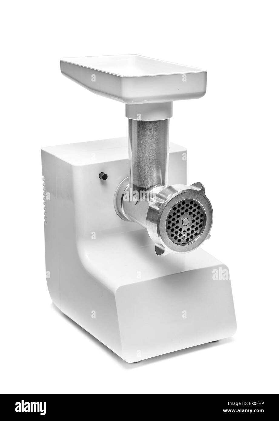 Electric meat grinder Stock Photo