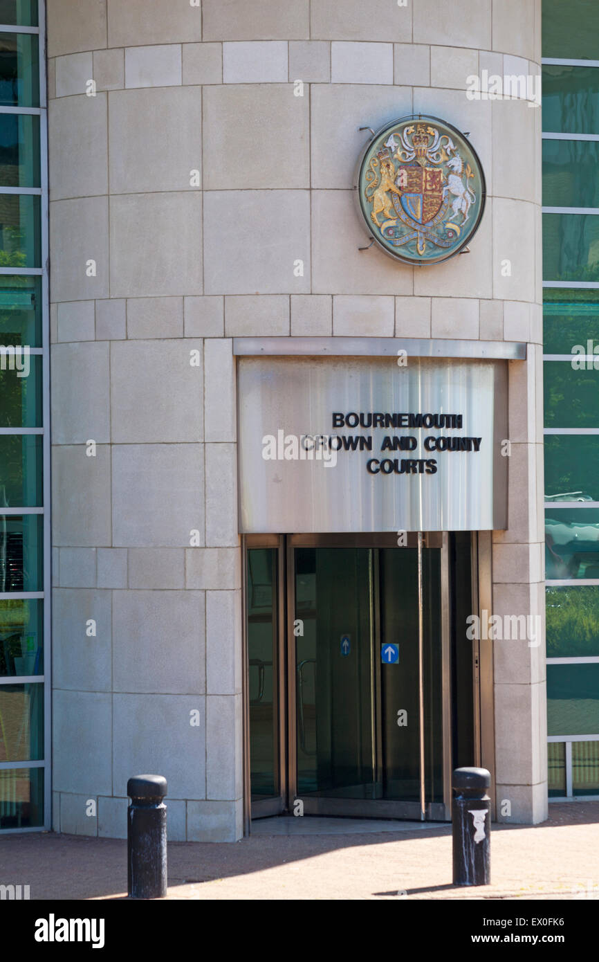 Bournemouth Crown and County Courts, Bournemouth, Dorset, UK Stock Photo