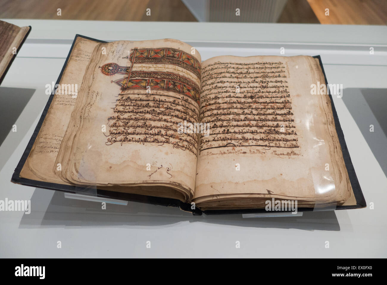 Quran north-west africa 17th century Stock Photo