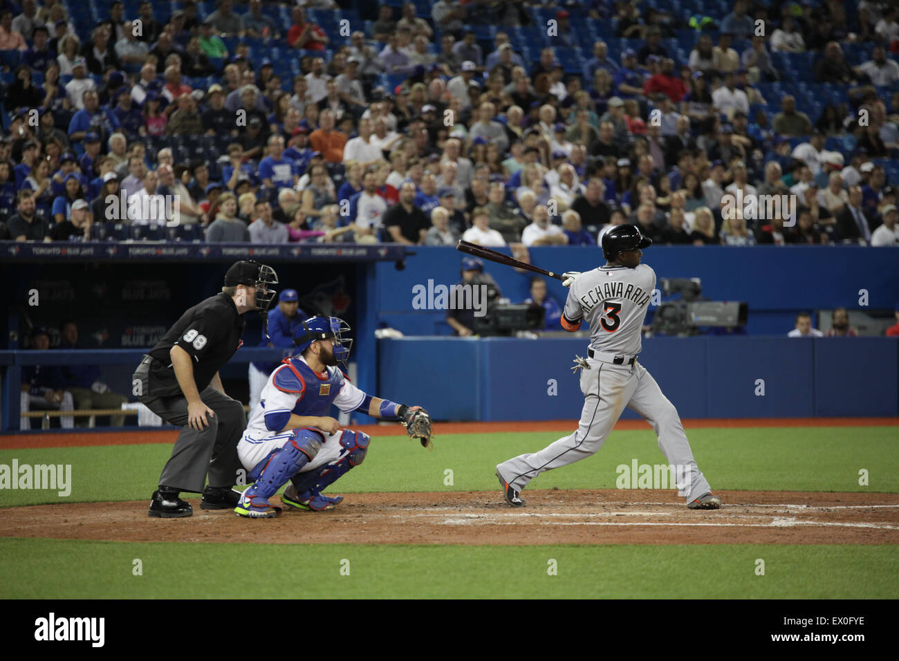 baseball game Rogers Centre Toronto Canada Stock Photo Alamy