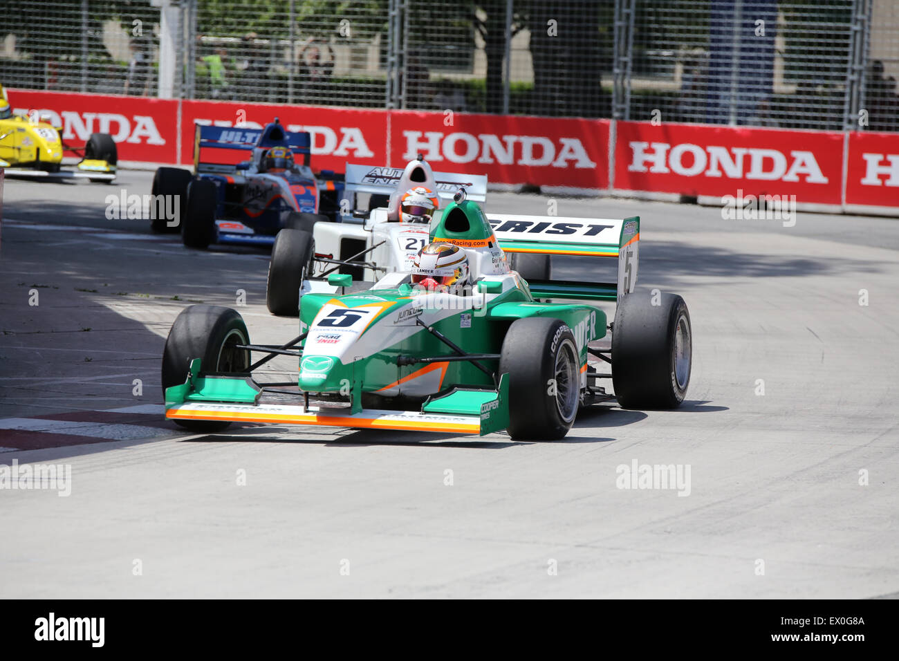 Honda Indy Toronto street car racing event Stock Photo