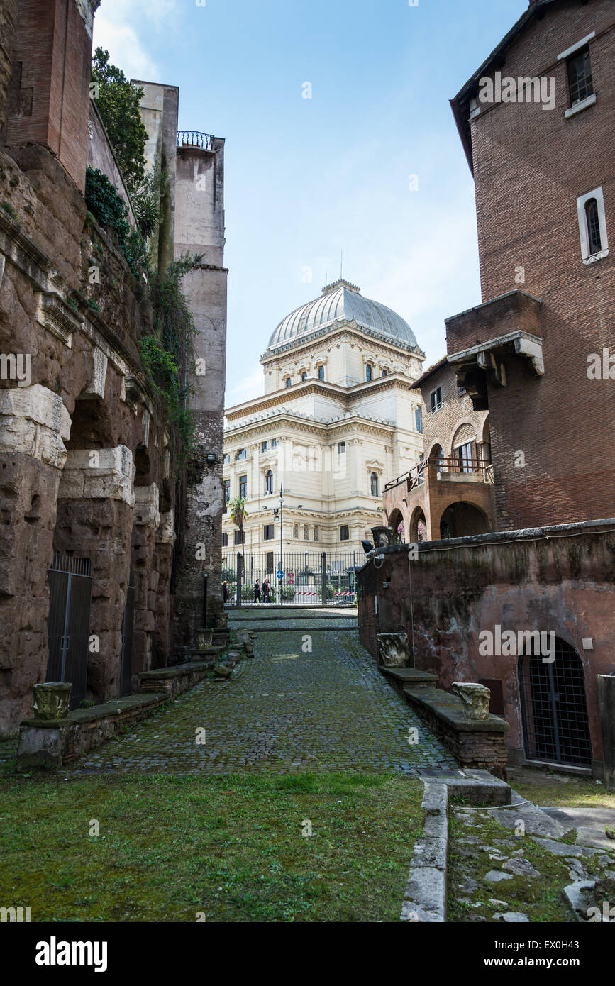 Great Synagogue of Rome Stock Photo