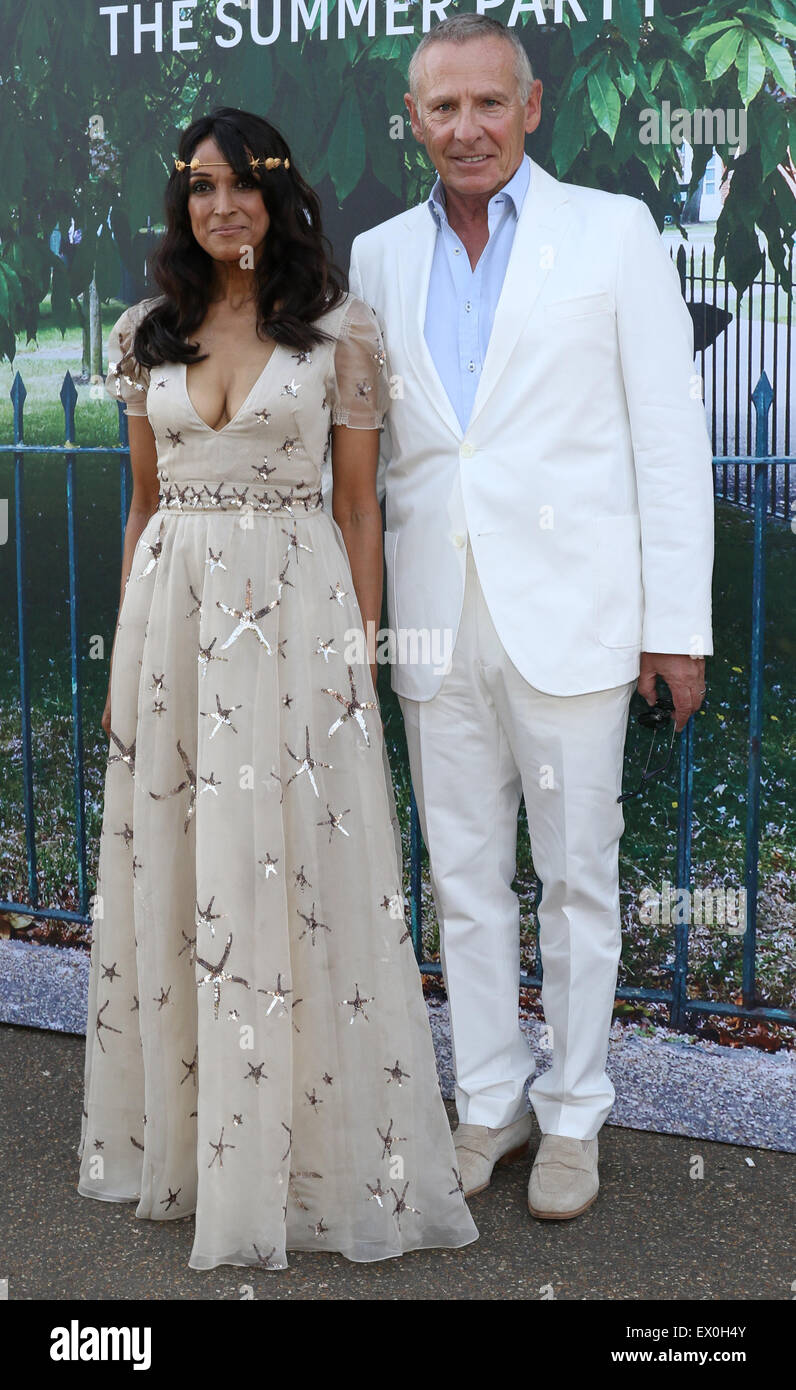 LONDON, UK, 2nd July 2015: Jackie St Clair and Carl Michaelson attend